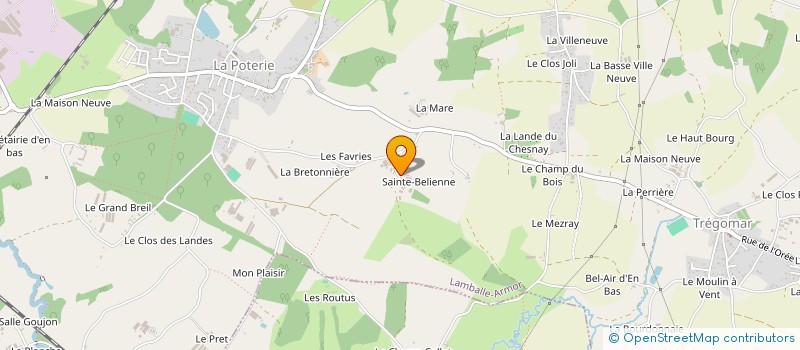 localisation de l'entreprise EARL POUPART GILBERT  LAMBALLE-ARMOR