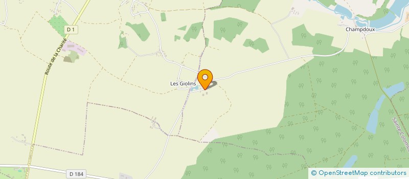 localisation de l'entreprise EARL POURSIN à SAINTE-COLOMBE-DES-BOIS