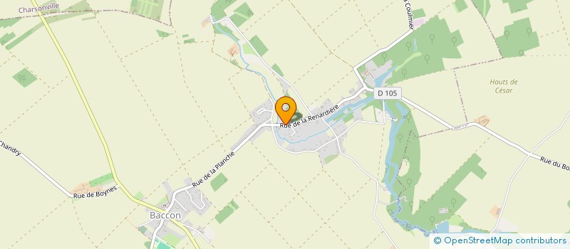 localisation de l'entreprise EARL POUSSE à BACCON