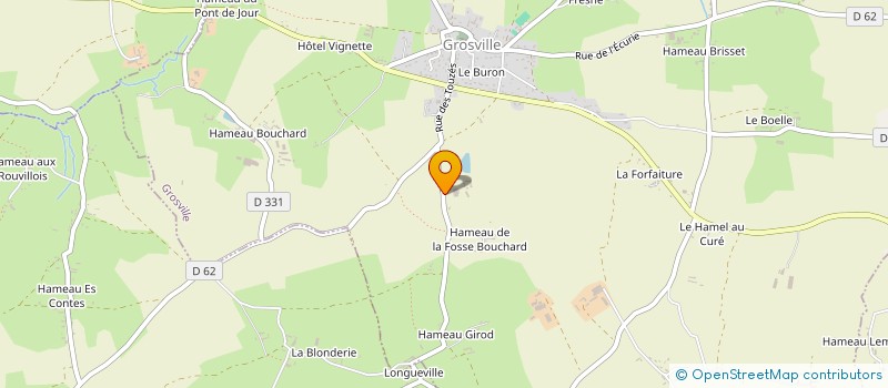 localisation de l'entreprise EARL POUTREL à LES PIEUX