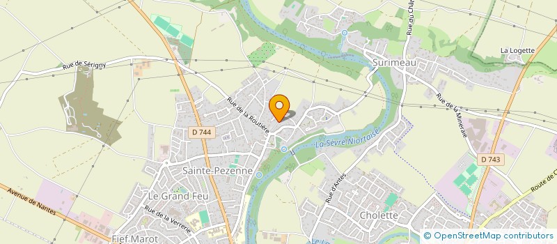 localisation de l'entreprise EARL POUVREAU à NIORT
