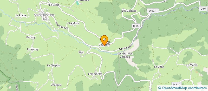 localisation de l'entreprise EARL POYET à SAINT-JUST-EN-BAS