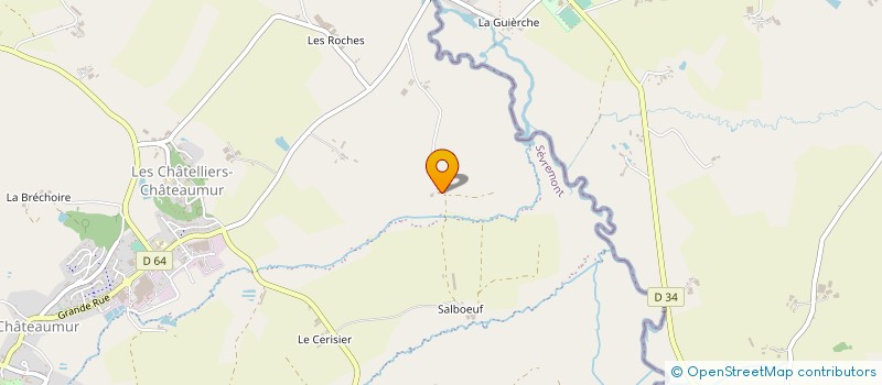 localisation de l'entreprise EARL PRES DE SEVRE  SEVREMONT