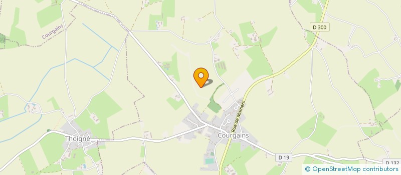 localisation de l'entreprise EARL PRESSAUSSOUS  COURGAINS