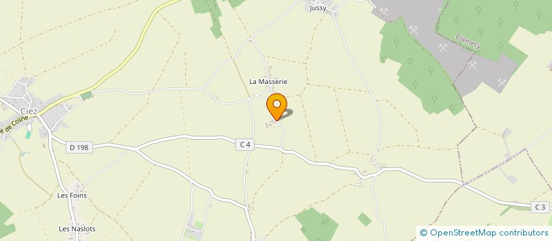 localisation de l'entreprise EARL PRETRE à CIEZ