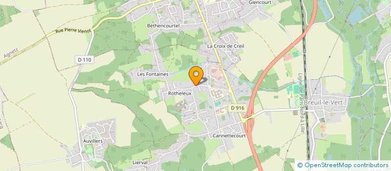 localisation de l'entreprise EARL PRIEM  AIRION