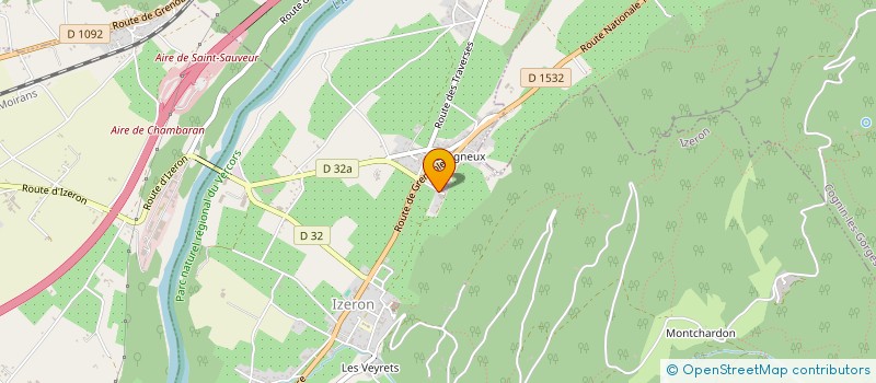 localisation de l'entreprise EARL PRIMAVERCORS à IZERON