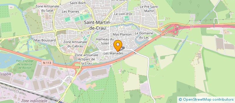 localisation de l'entreprise EARL PRIMEURS DE PROVENCE à SAINT MARTIN DE CRAU