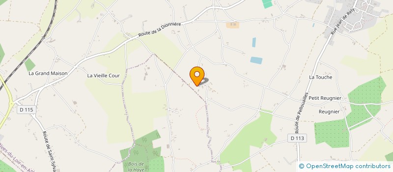 localisation de l'entreprise EARL PRIMO  RIVES-DU-LOIR-EN-ANJOU