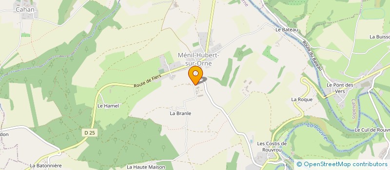 localisation de l'entreprise EARL PRINGAULT à ATHIS-VAL DE ROUVRE
