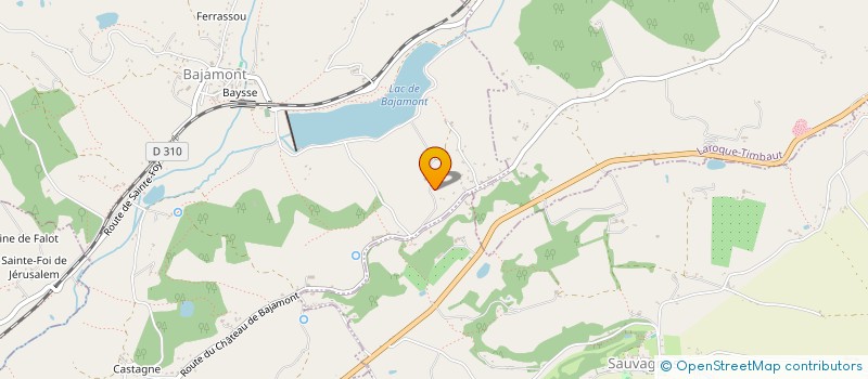 localisation de l'entreprise EARL PRION LAPICADE  BAJAMONT