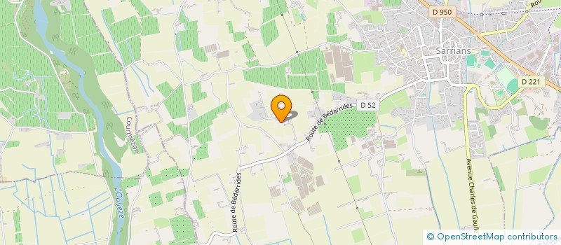 localisation de l'entreprise EARL PRODUC PEPINIERES VITICOLES BAGNOL à SARRIANS