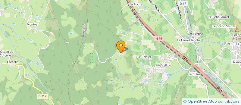 localisation de l'entreprise EARL PROTAT  SOLOGNY