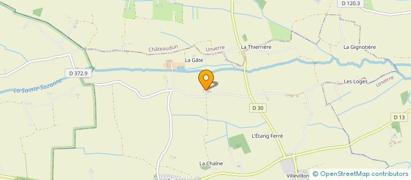 localisation de l'entreprise EARL PROVOT à LES AUTELS-VILLEVILLON