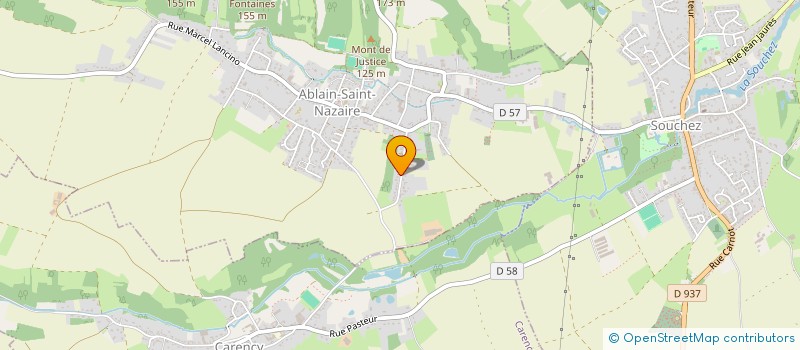 localisation de l'entreprise EARL PRUVOST à SOUCHEZ