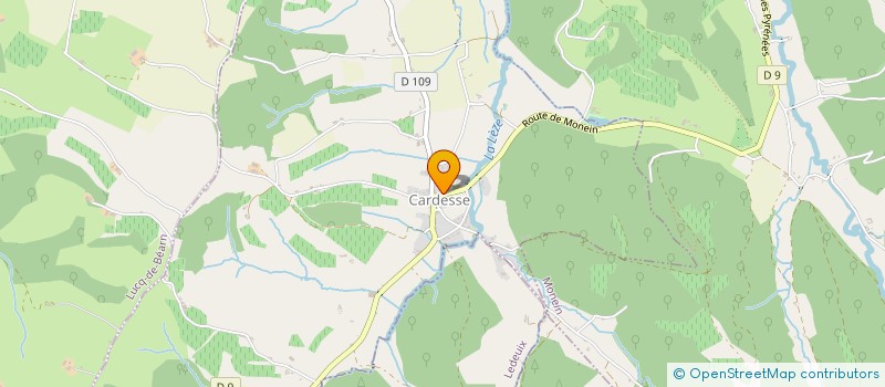 localisation de l'entreprise EARL PUNTOUS à MONEIN