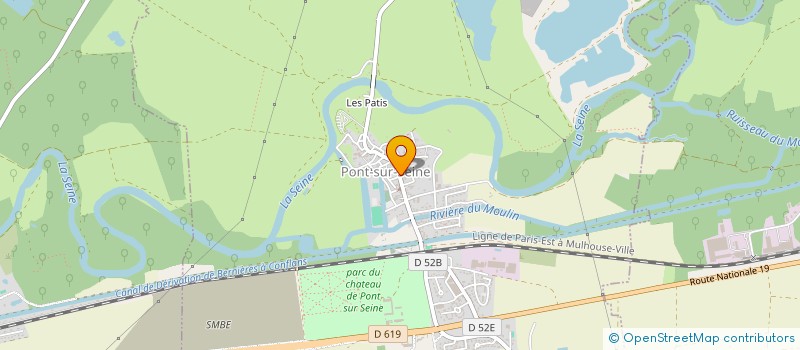 localisation de l'entreprise EARL PUPIN  MARNAY-SUR-SEINE