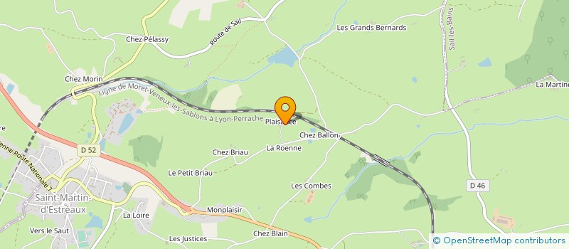 localisation de l'entreprise EARL PURAVET LAURENT  SAINT-MARTIN-D'ESTREAUX