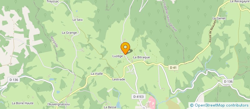 localisation de l'entreprise EARL QUEILLE  REYGADES