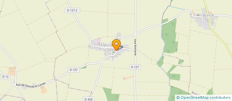 localisation de l'entreprise EARL QUENTIN BABIN à FRESNAY-LE-COMTE