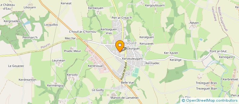 localisation de l'entreprise EARL QUERE à MILIZAC-GUIPRONVEL