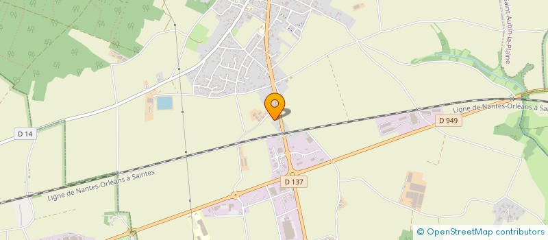 localisation de l'entreprise EARL QUILLETTE  SAINTE-GEMME-LA-PLAINE