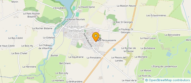 localisation de l'entreprise EARL R.D. à CHATILLON-EN-VENDELAIS