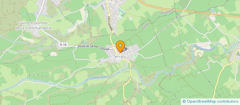 localisation de l'entreprise EARL RACOUS ALTS  TERRATS