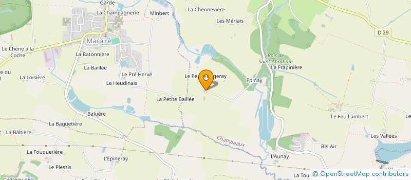 localisation de l'entreprise EARL RADRAY à SAINT-AUBIN-DES-LANDES