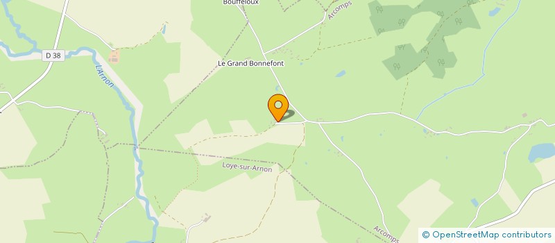 localisation de l'entreprise EARL RAGOND  ARCOMPS