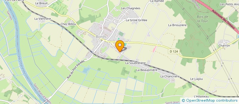 localisation de l'entreprise EARL RAGONNAUD  BORDS