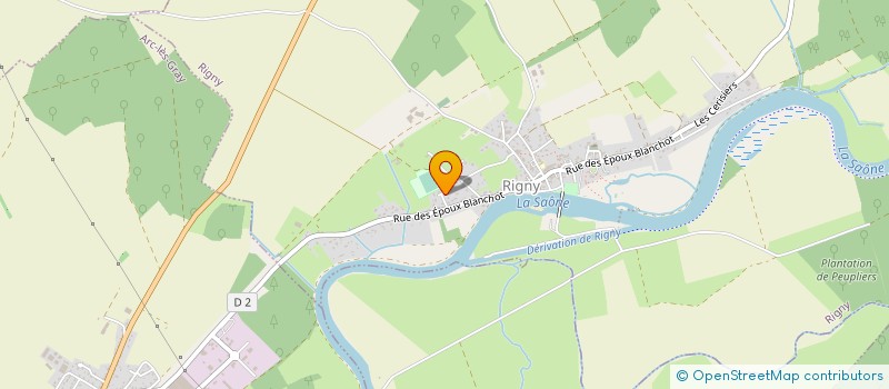 localisation de l'entreprise EARL RAILLARD  ARSANS