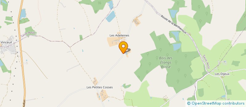 localisation de l'entreprise EARL RAMEAU à SAINT-CHARTIER