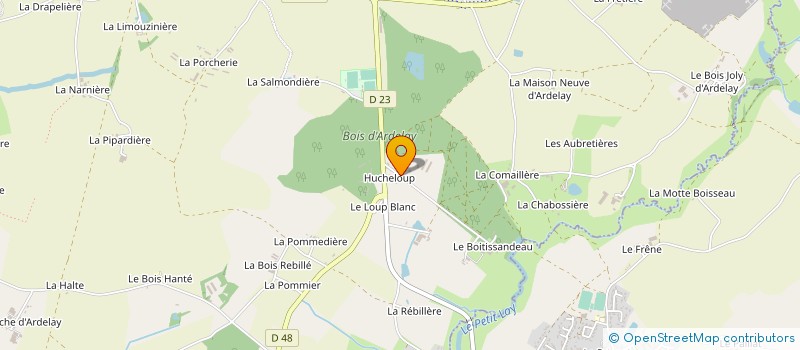localisation de l'entreprise EARL RAPIN PIERRE à LES HERBIERS