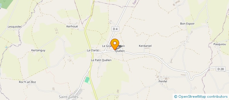 localisation de l'entreprise EARL RATES à SAINT-GILLES-PLIGEAUX