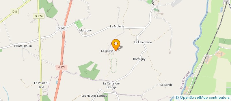 localisation de l'entreprise EARL RAULINE à CAVIGNY
