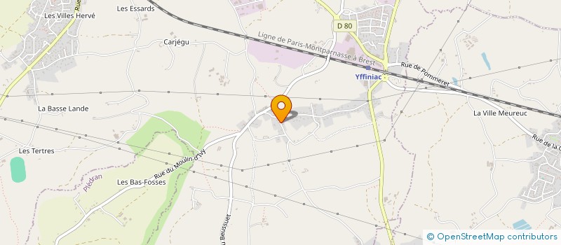 localisation de l'entreprise EARL RAULT EMMANUEL  QUINTENIC