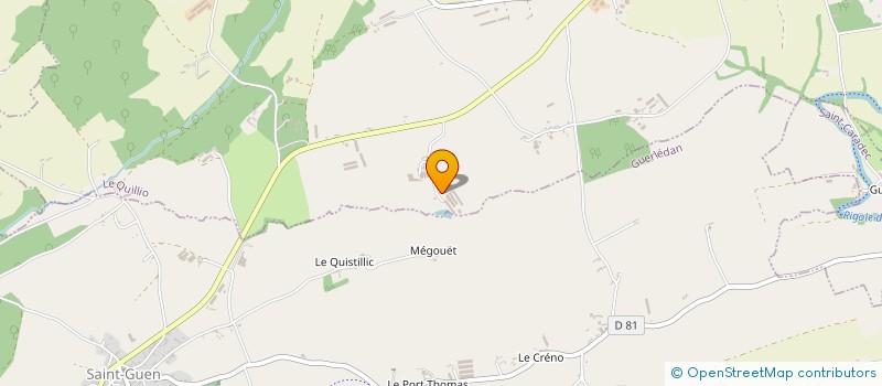 localisation de l'entreprise EARL RAULT MORIN à LE QUILLIO
