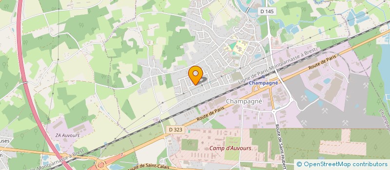 localisation de l'entreprise EARL REBOURGS à FATINES