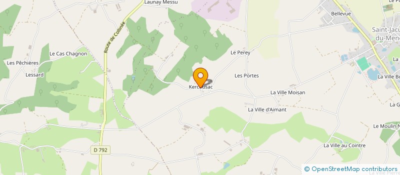 localisation de l'entreprise EARL REBOURS à LE MENE