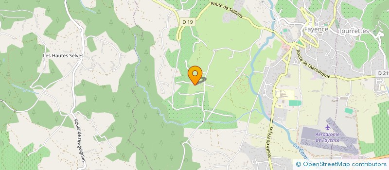 localisation de l'entreprise EARL REBUFFEL ALAIN  FAYENCE