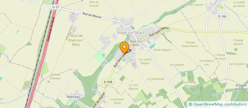 localisation de l'entreprise EARL RECONNU DU MATZ  ROYE-SUR-MATZ