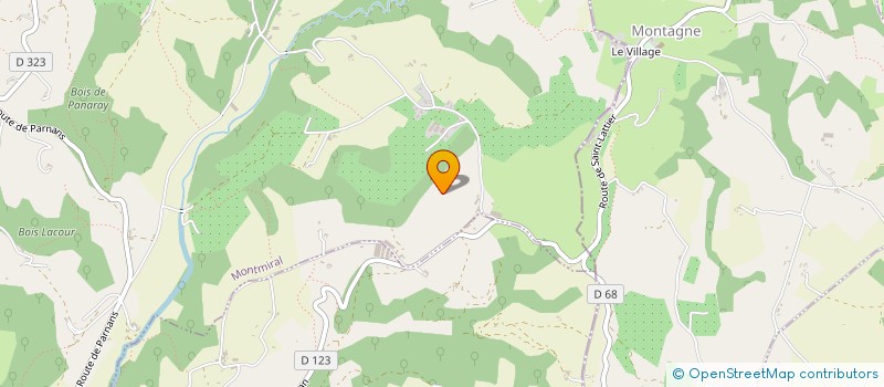 localisation de l'entreprise EARL REGACHE  MONTMIRAL