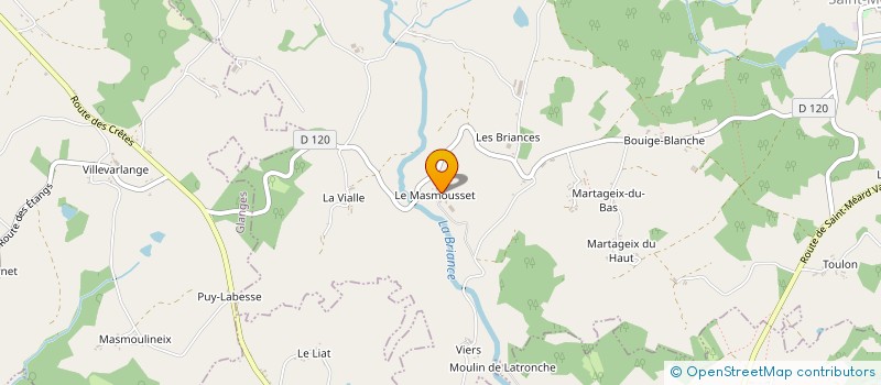 localisation de l'entreprise EARL REILHAC à SAINT-MEARD