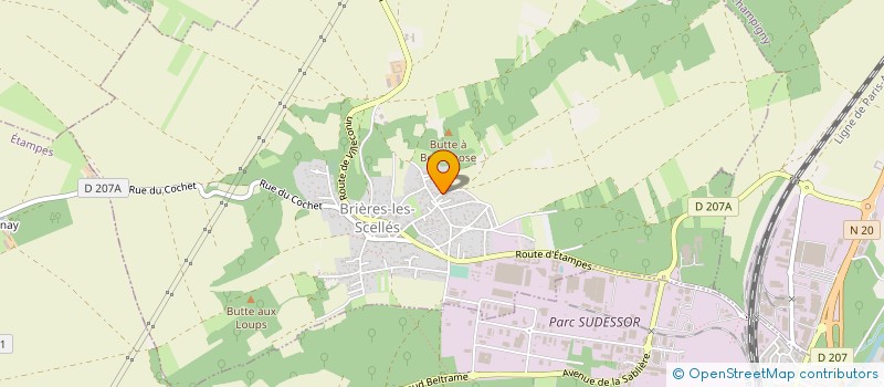 localisation de l'entreprise EARL REMOND à BRIERES-LES-SCELLES