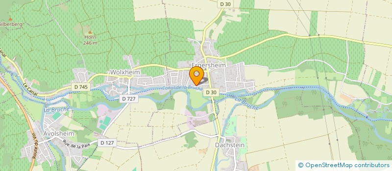 localisation de l'entreprise EARL REMY THOMAS  ERGERSHEIM