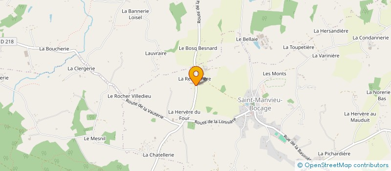 localisation de l'entreprise EARL RENARDERIE - EQUITATION  NOUES DE SIENNE