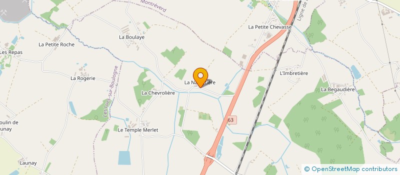 localisation de l'entreprise EARL RENAUD DAVY à SAINT-DENIS-LA-CHEVASSE