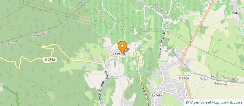 localisation de l'entreprise EARL RENE JULIEN  CHAPAREILLAN