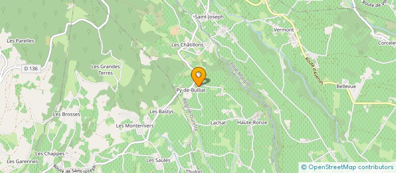 localisation de l'entreprise EARL RENE MARTIN à REGNIE-DURETTE